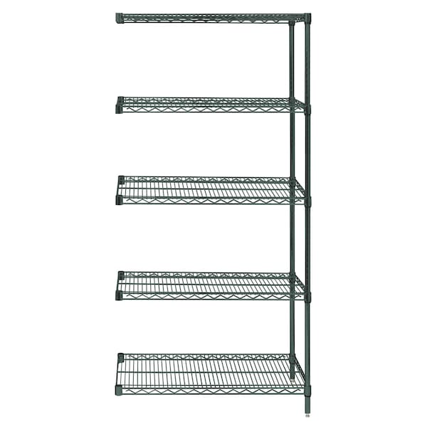 Quantum Storage Systems Add-On Kit 36"X60"X74", Proform, Green Epoxy AD74-3660P-5 - main